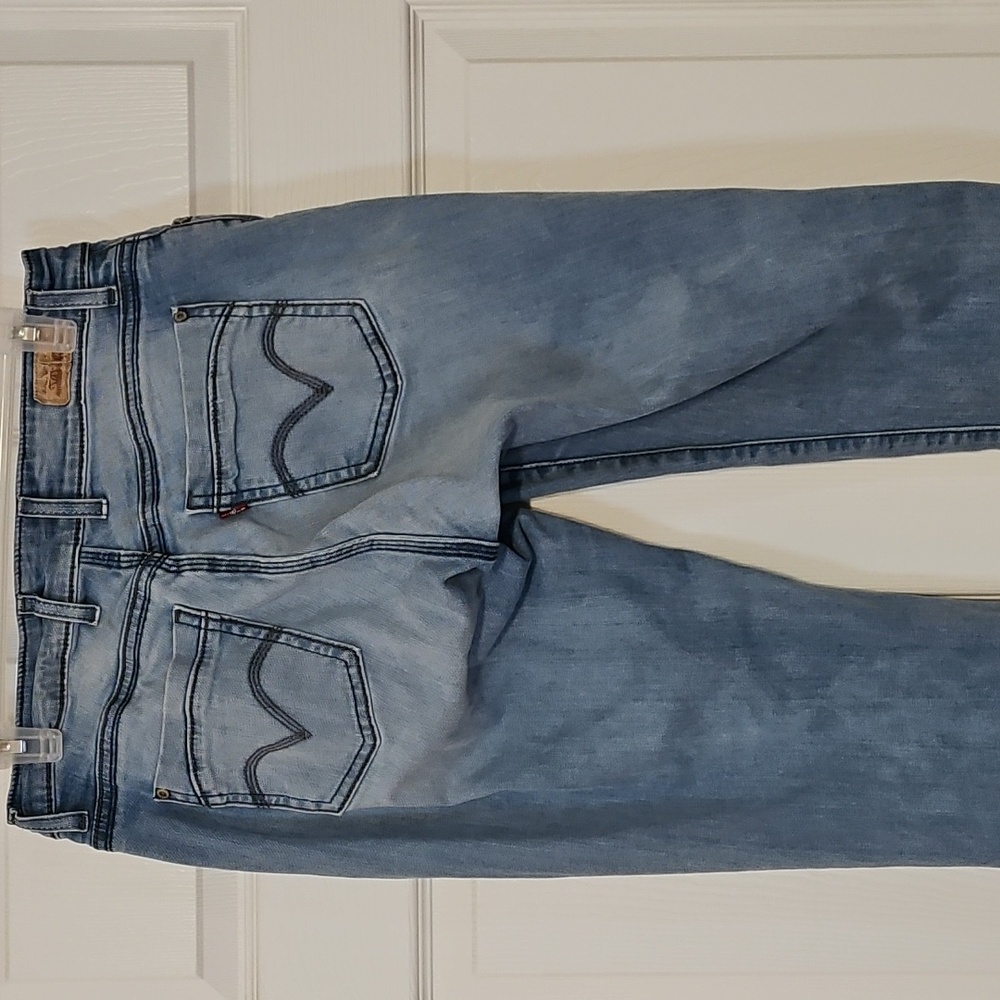 Levi's 529 Curvy Skinny Leg Women's Light Wash Blue Jeans - Picture 10 of 13